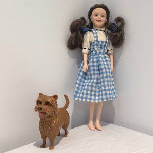 RARE Dorothy Doll 9” The Wizard Of Oz Toto Figure by Creata On Ice Judy Garland